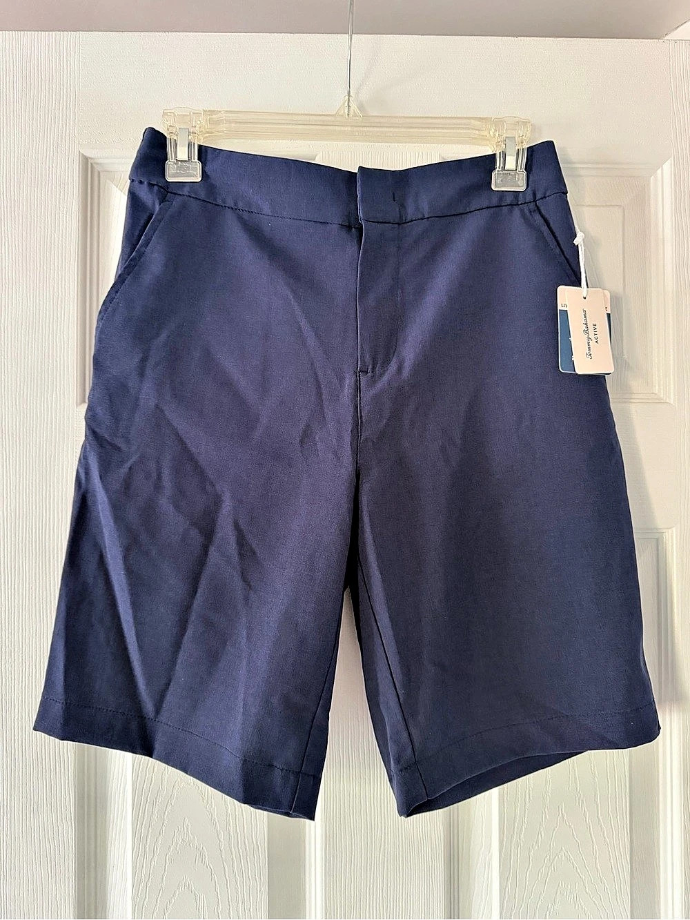 Tommy Bahama Active Men’s 4-Way Stretch Quick Dry Navy Blue Shorts, Small